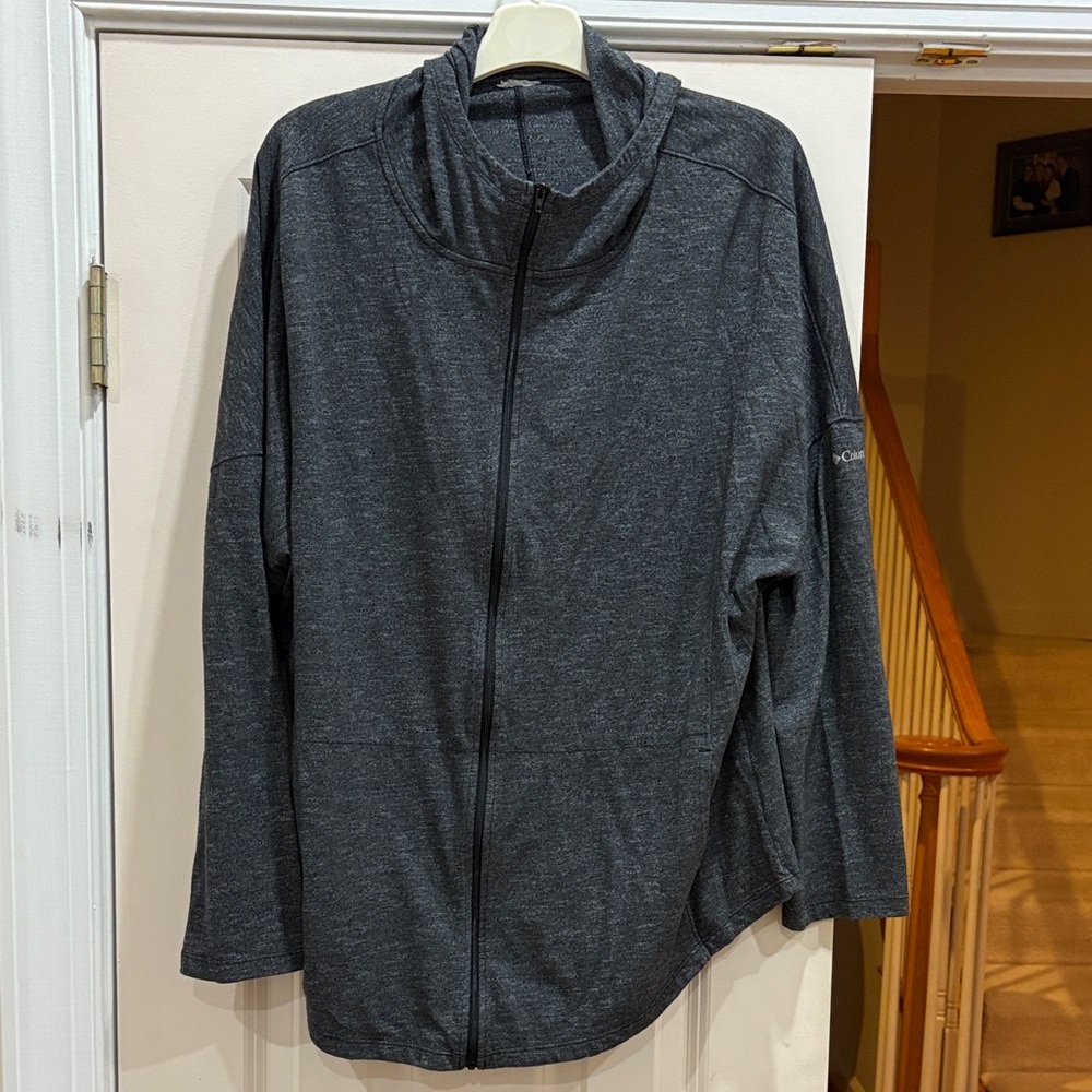 Columbia Women's Gray Full-Zip Hoodie